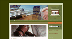 Desktop Screenshot of baniarbitration.org