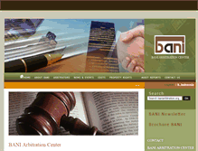 Tablet Screenshot of baniarbitration.org